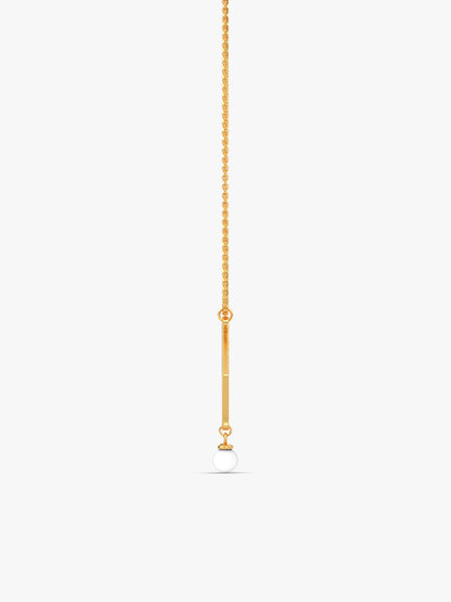 Golden Stay With Me Pendant With Link Chain