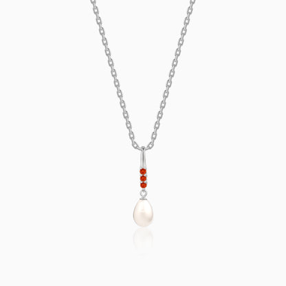 Silver Althea Pendant With Link Chain