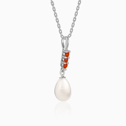 Silver Althea Pendant With Link Chain