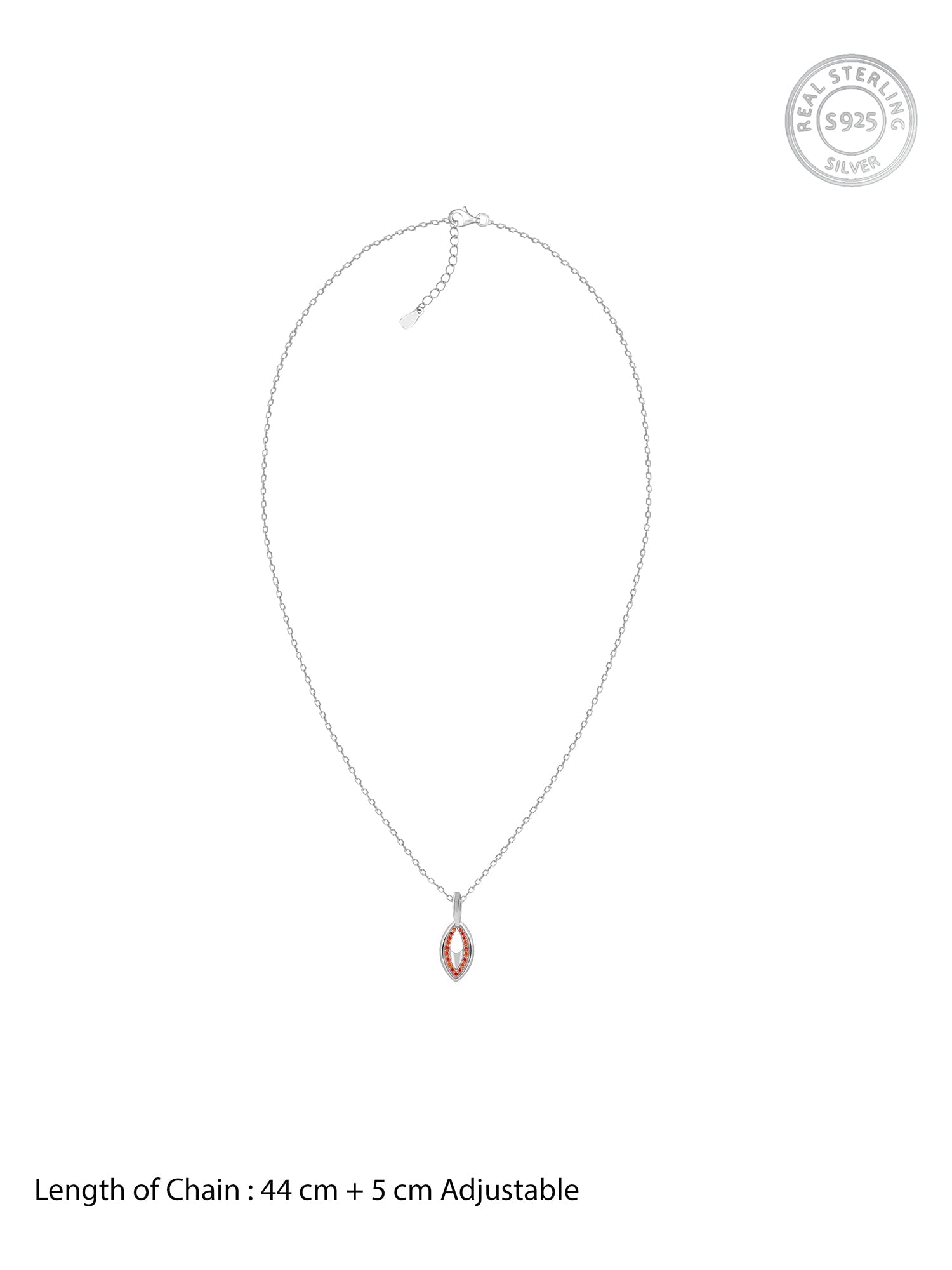 Silver Anahita Pendant With Link Chain