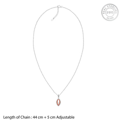 Silver Anahita Pendant With Link Chain