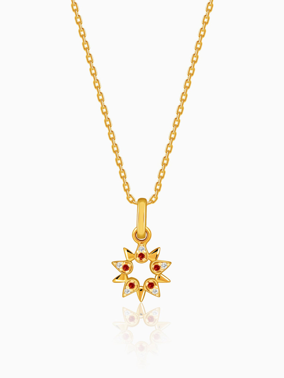 Golden Ereshkigal Pendant With Link Chain