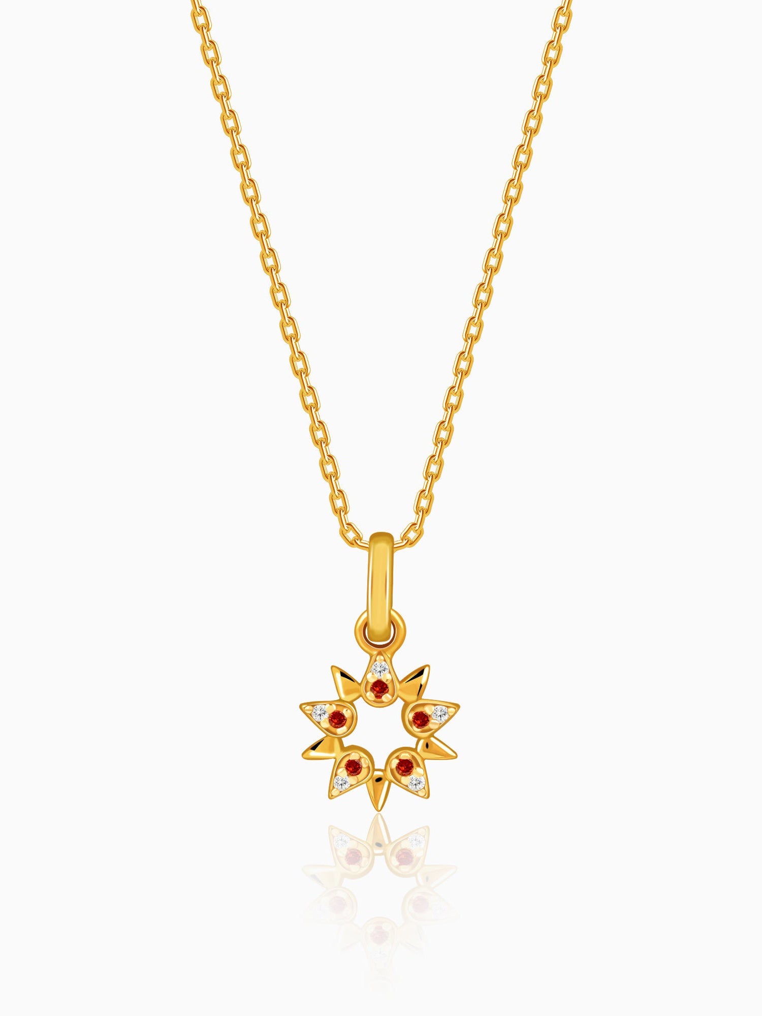 Golden Ereshkigal Pendant With Link Chain
