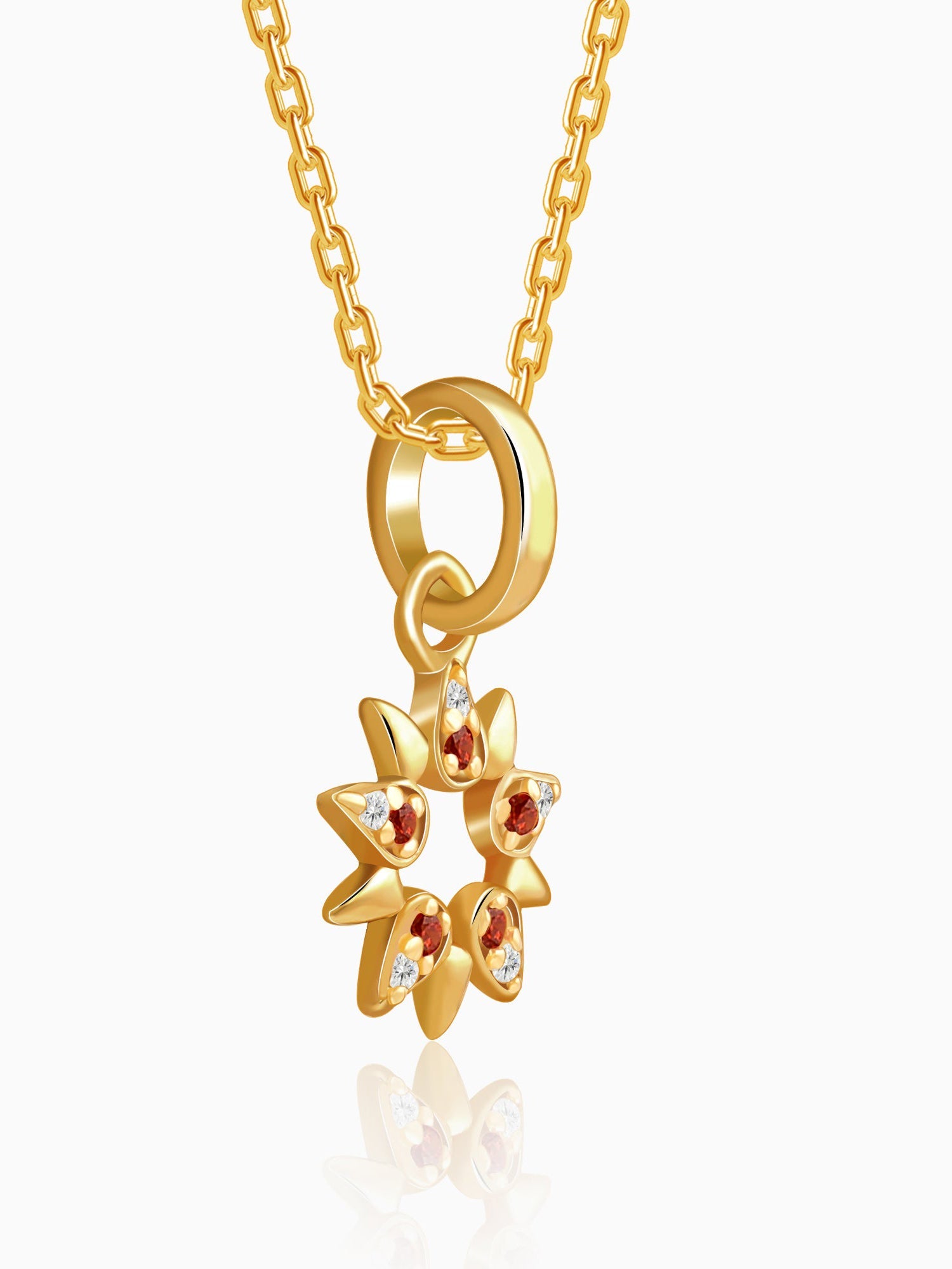 Golden Ereshkigal Pendant With Link Chain