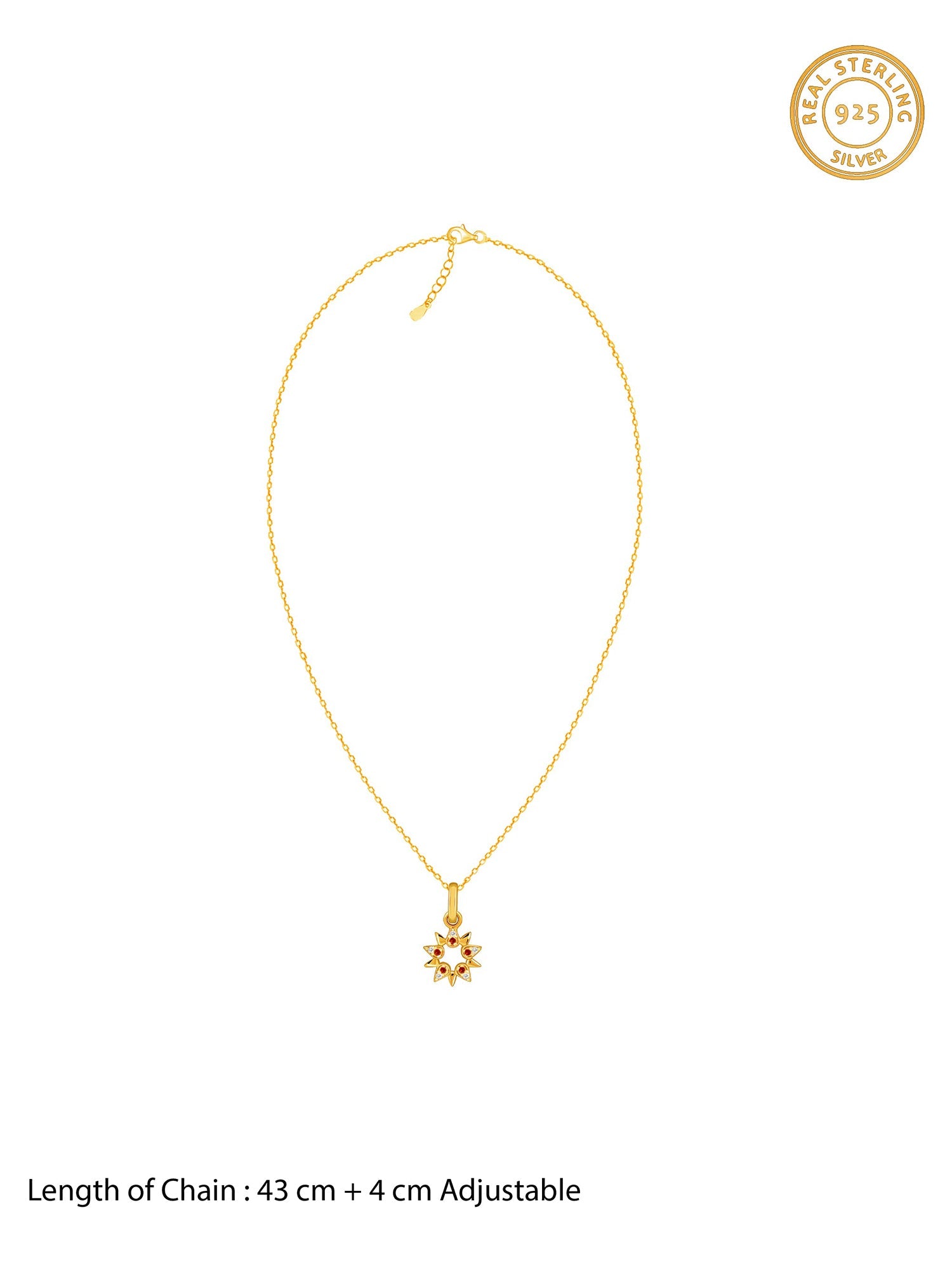 Golden Ereshkigal Pendant With Link Chain