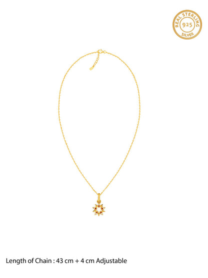 Golden Ereshkigal Pendant With Link Chain