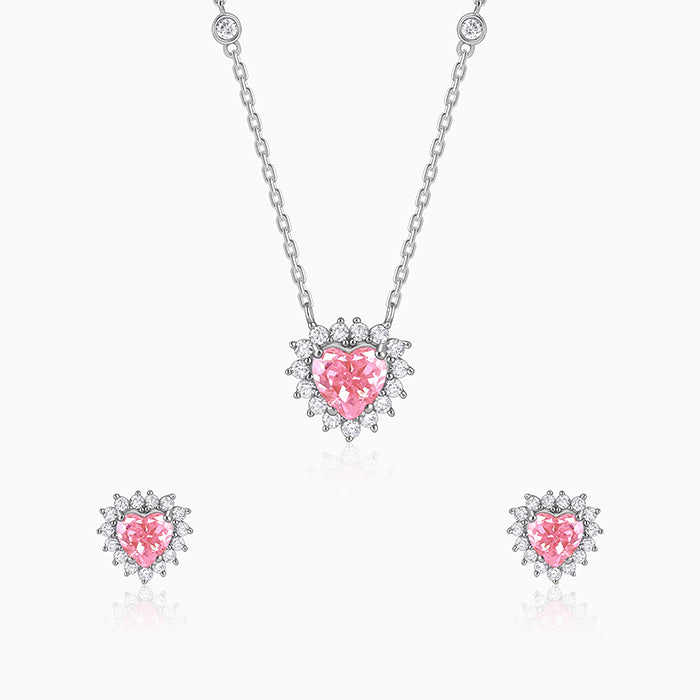 Silver Heart of Light Set
