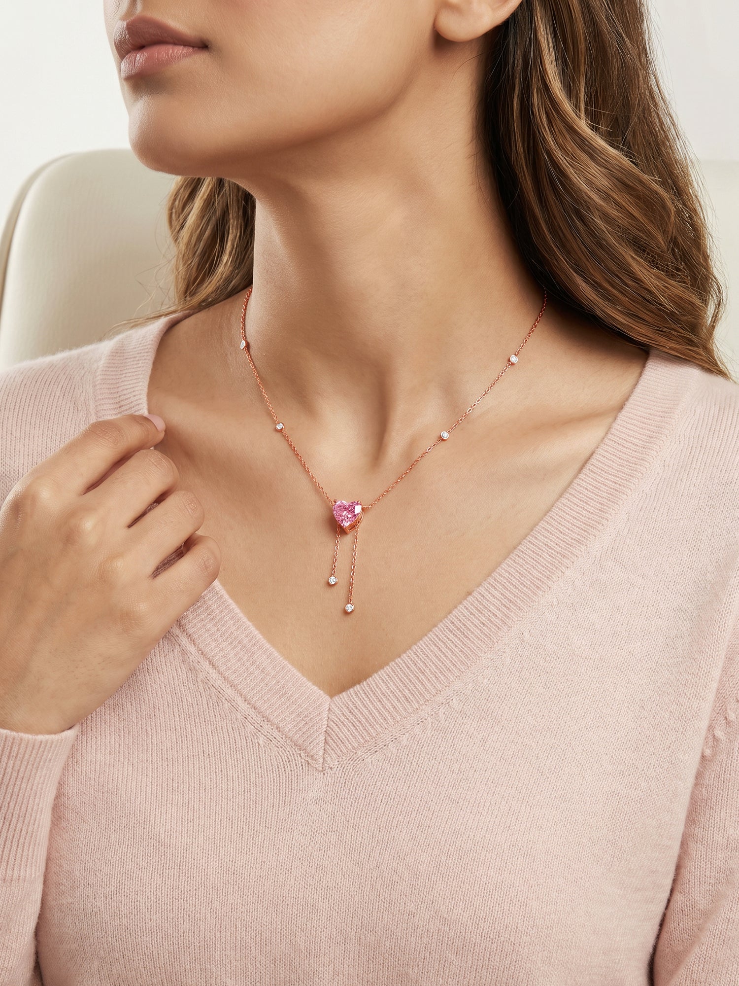 Rose Gold Sweet Reverie Necklace