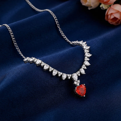 Silver Scarlet Promise Necklace