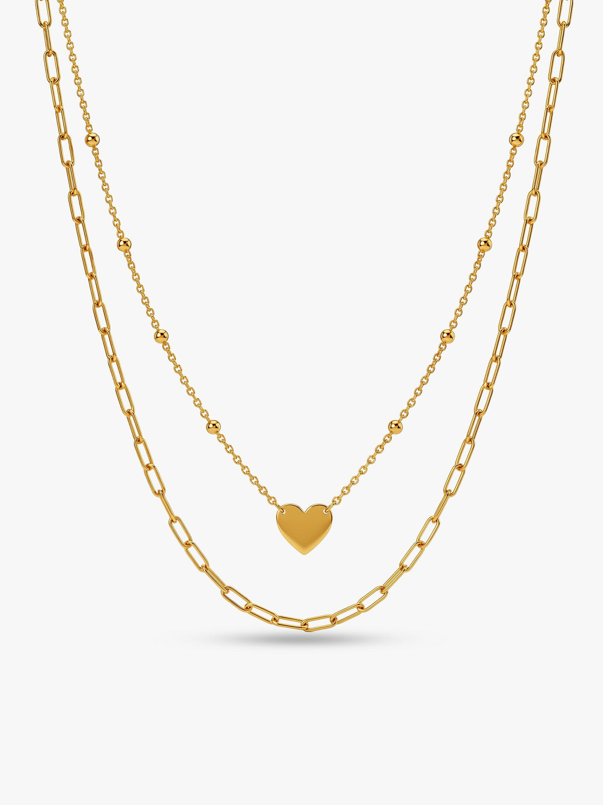 Kriti Sanon Golden Layered Love Necklace