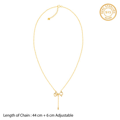 Kriti Sanon Golden Bowtiful Necklace