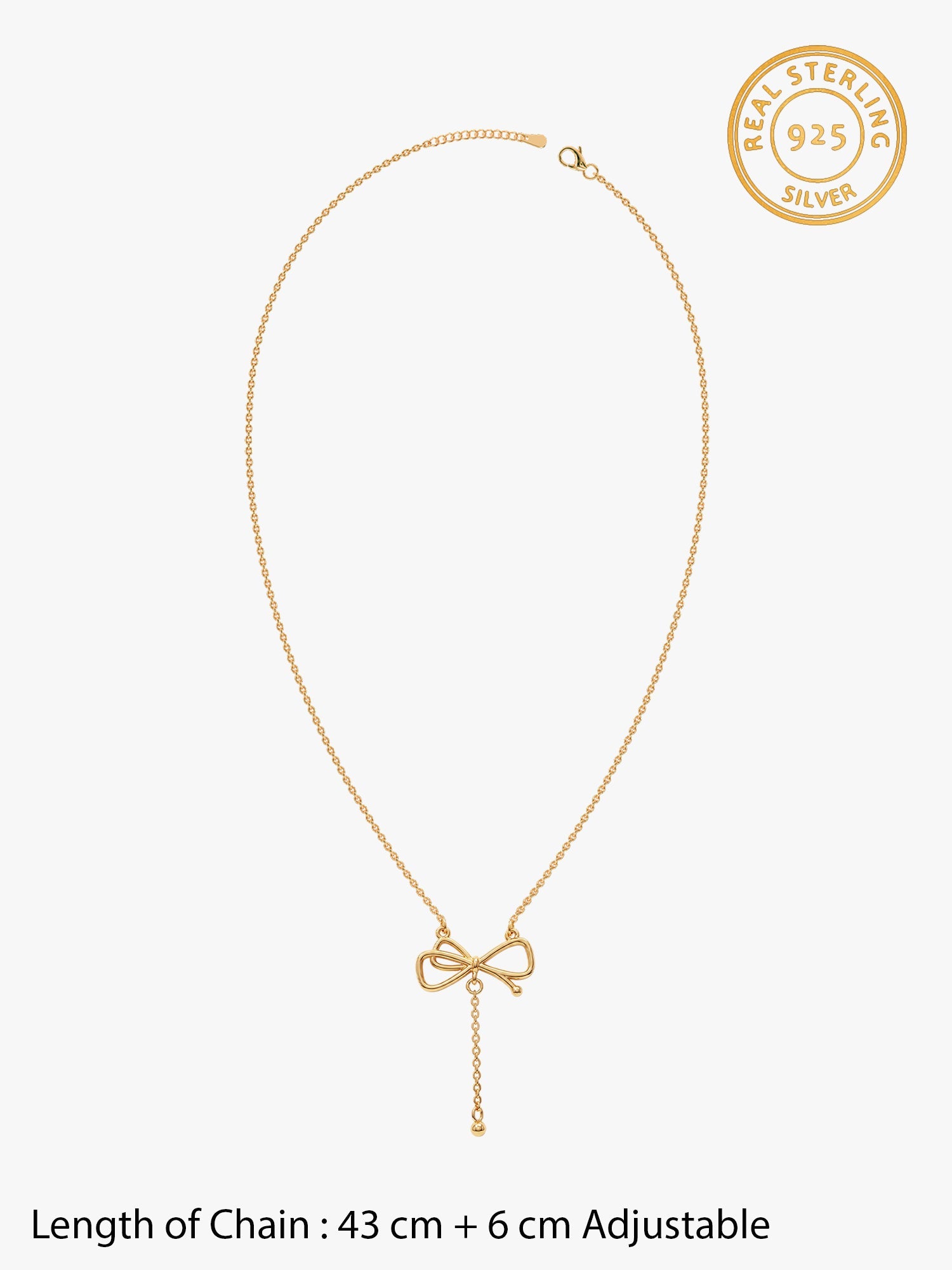 Kriti Sanon Golden Bowtiful Necklace