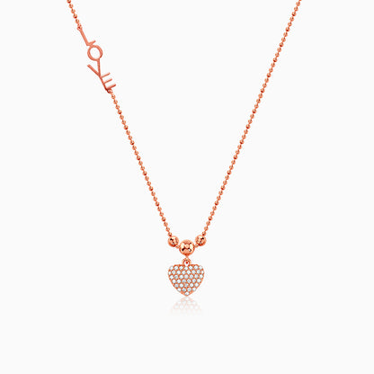 Kriti Sanon Rose Gold Delara Necklace