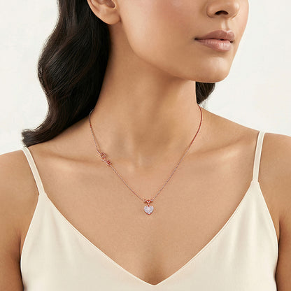 Kriti Sanon Rose Gold Delara Necklace