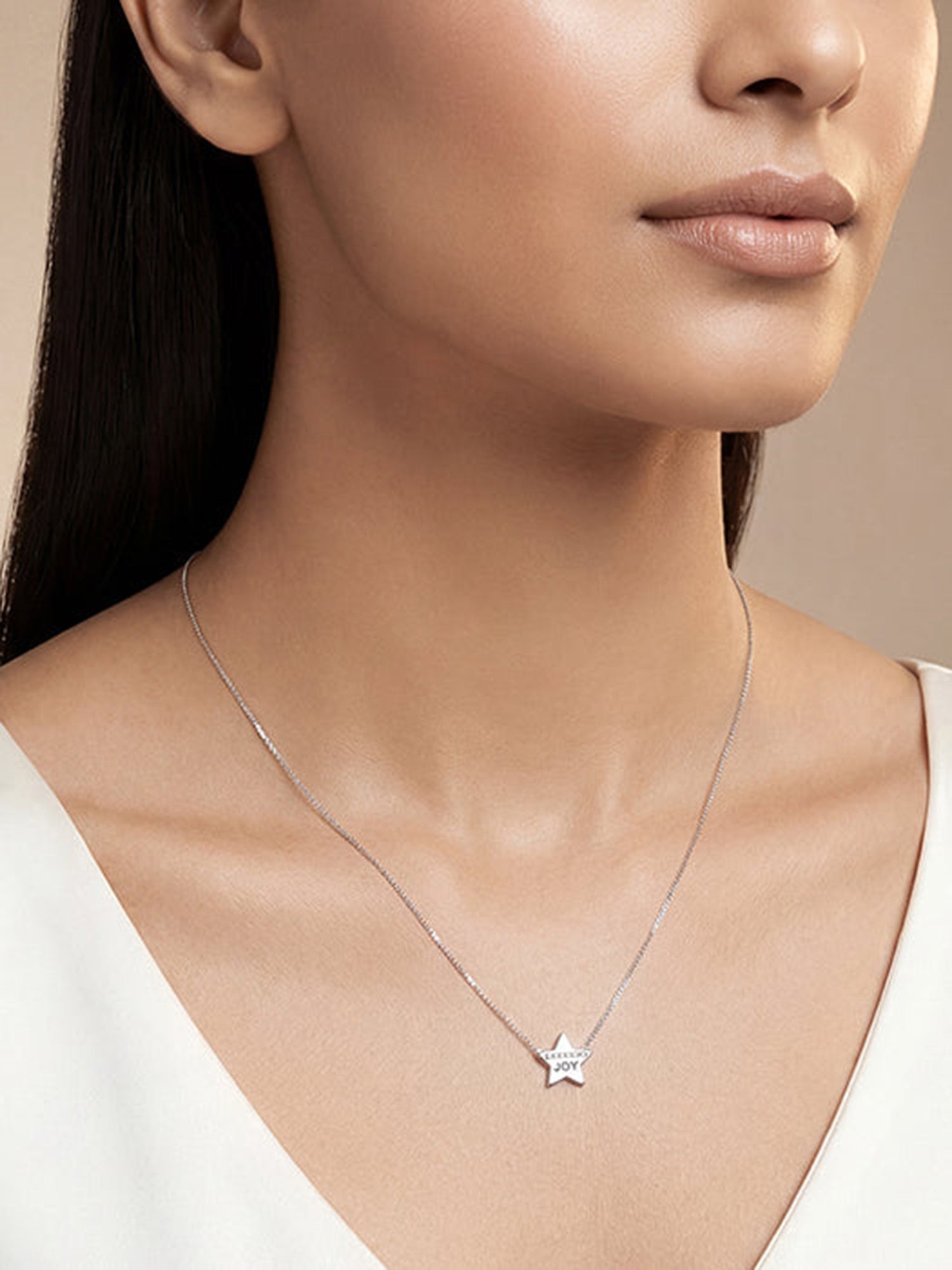 Silver Joy Star Necklace
