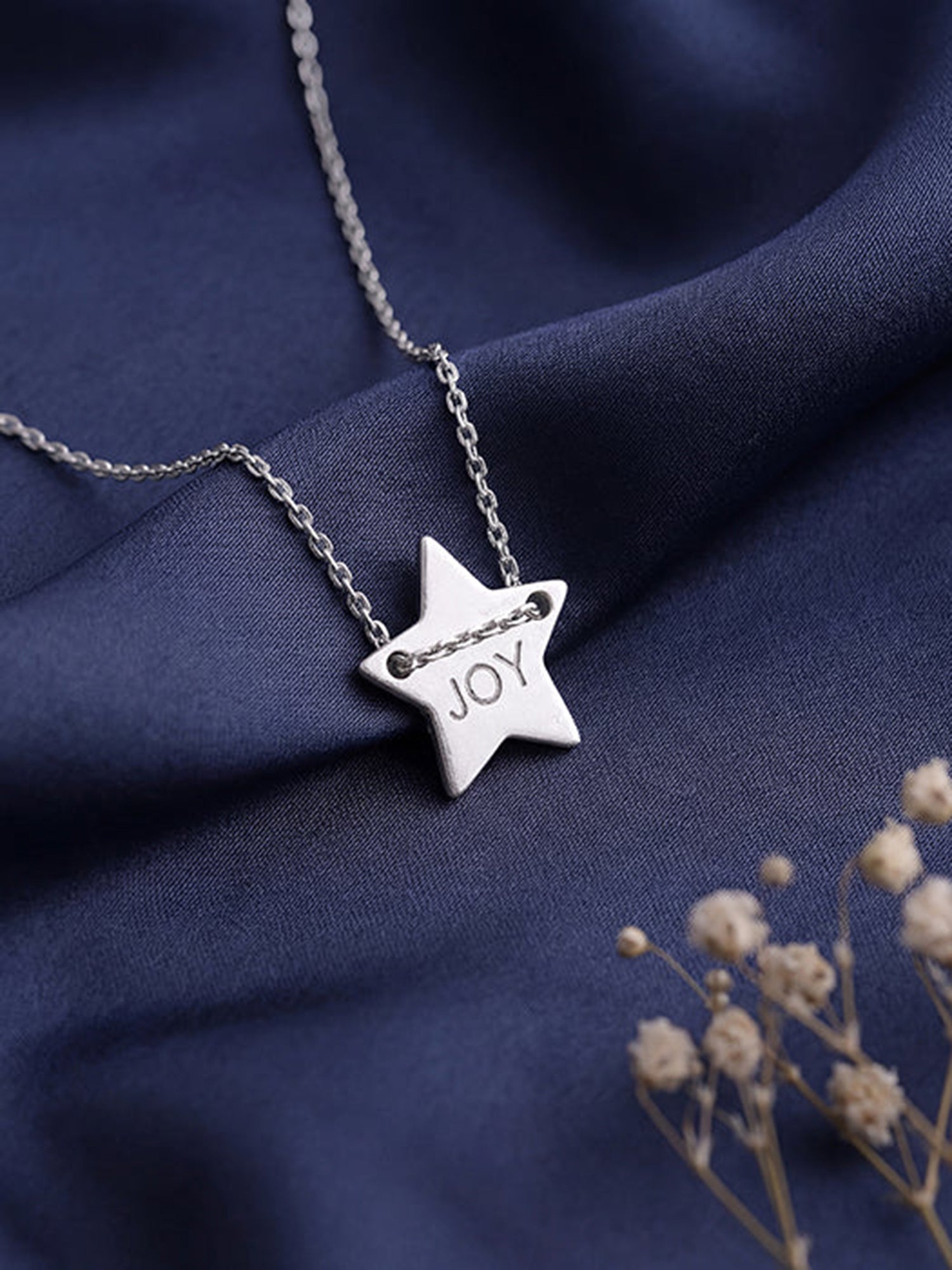 Silver Joy Star Necklace