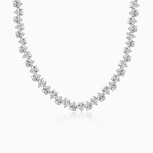 Silver Pure Teardrop Choker