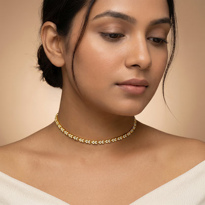 Golden Grove Choker Necklace
