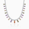 Silver Kaleidoscope Choker Necklace