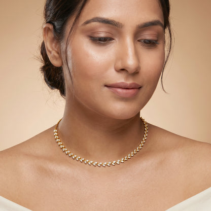 Golden Amora Choker Necklace