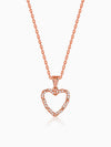 Rose Gold Amora Gleam Pendant with Link Chain