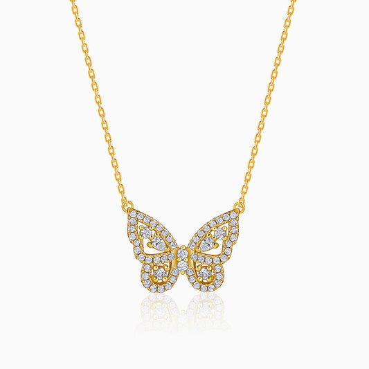 Golden Pretty Flutter Necklace