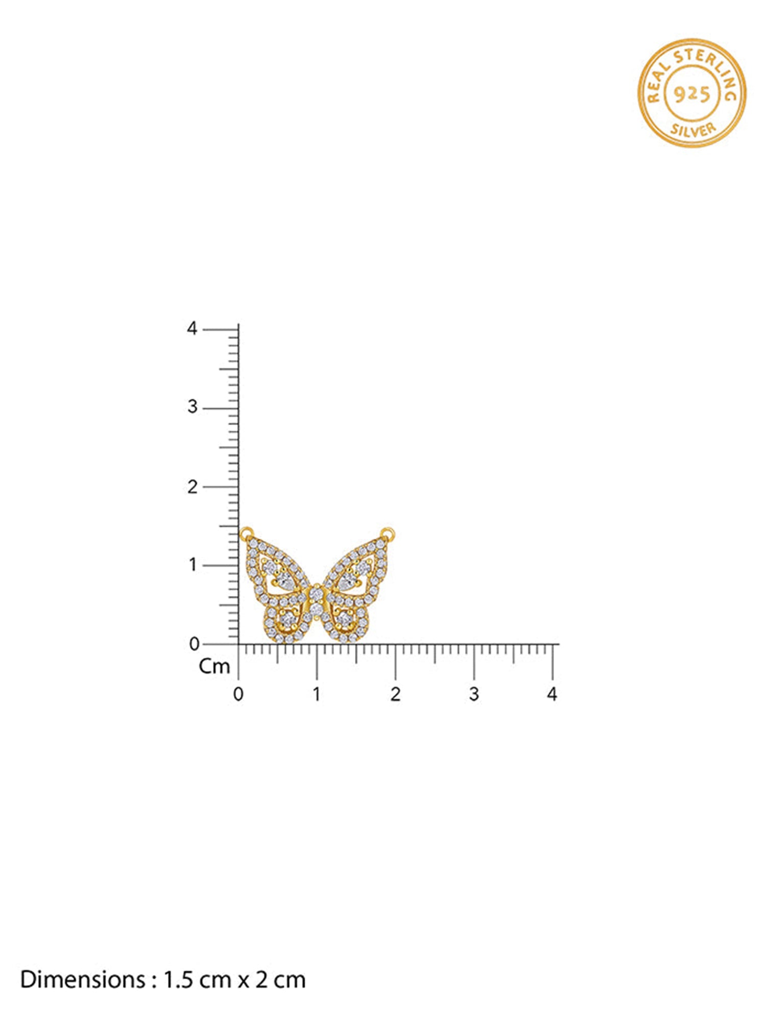 Golden Pretty Flutter Necklace