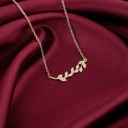 Golden Leaf Necklace