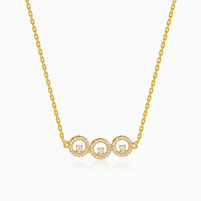Golden Circular Grace Necklace