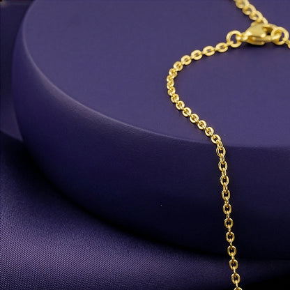 Golden Celestial Drip Lariat Necklace