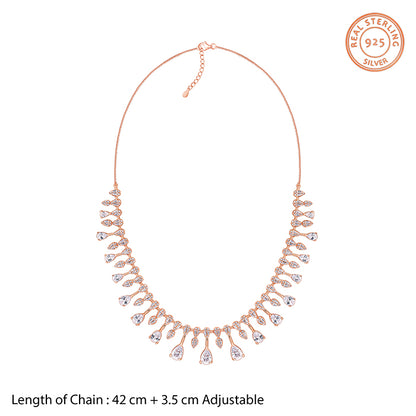 Rose Gold Romanov Necklace