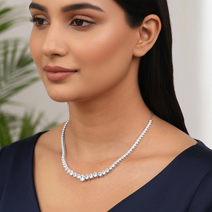 Silver Medici Necklace