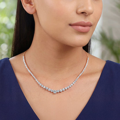 Rose Gold Medici Necklace