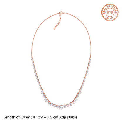 Rose Gold Medici Necklace