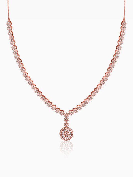 Rose Gold Aundh Necklace