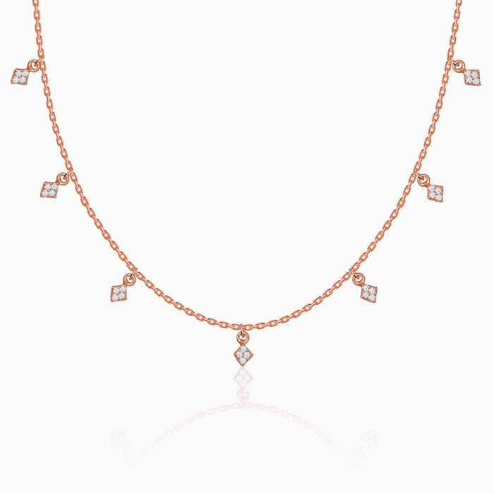 Rose Gold Lumina Charm Necklace