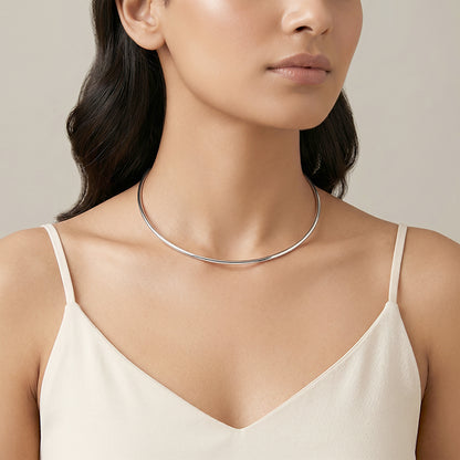 Silver Classic Hasli Necklace