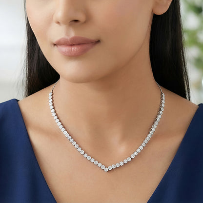 Silver Grimaldi Necklace