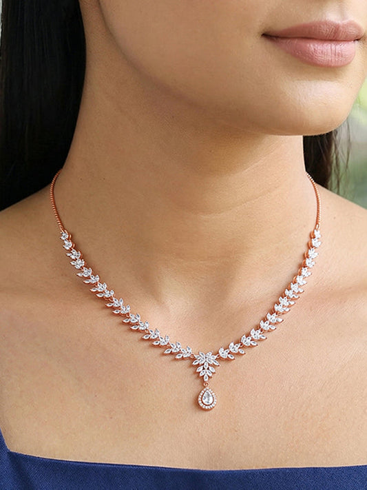 Rose Gold Kakatiya Necklace