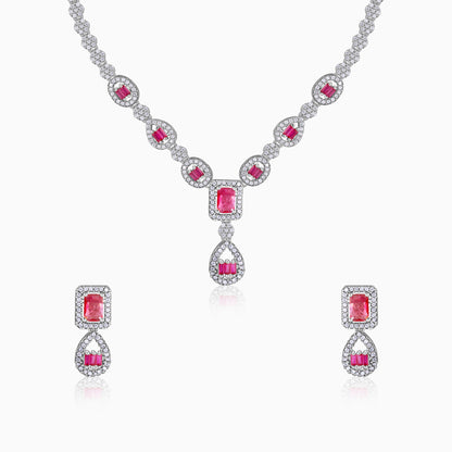 Silver Bathinda Pink Set