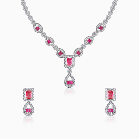 Silver Bathinda Pink Set