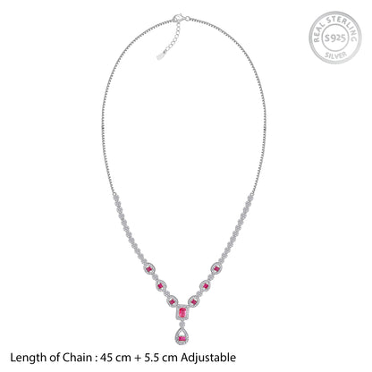 Silver Bathinda Pink Set