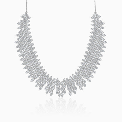 Silver Bikaner Crest Necklace