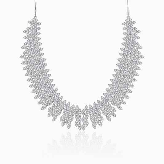 Silver Bikaner Crest Necklace