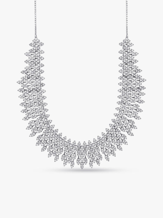 Silver Bikaner Crest Necklace