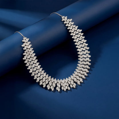 Silver Bikaner Crest Necklace