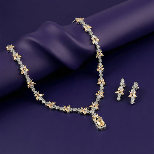 Silver Alhambra Azure Set