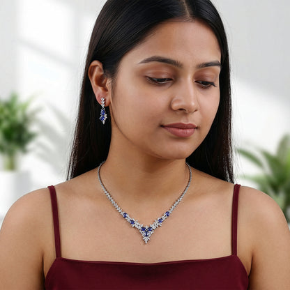 Silver Udaipur Azure Set