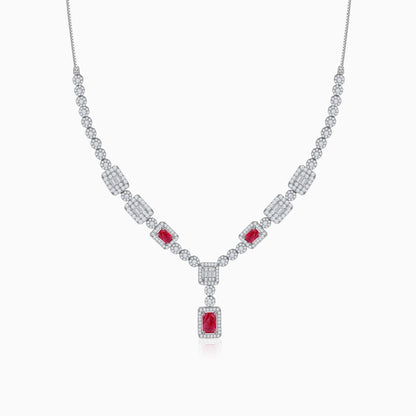 Silver Lancaster Crest Necklace