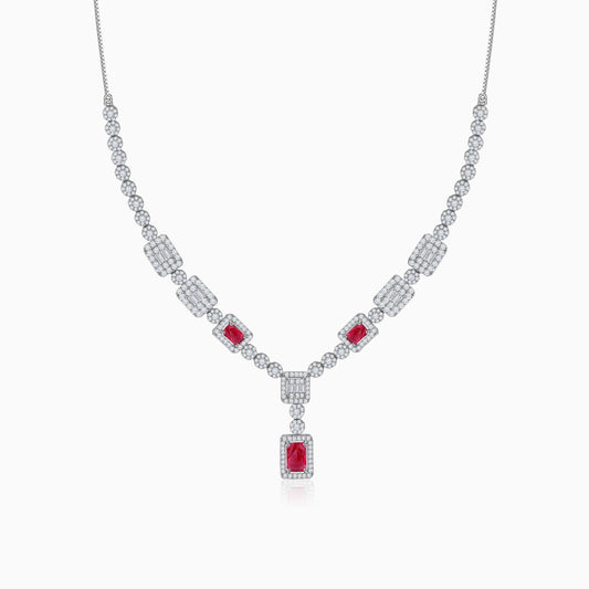 Silver Lancaster Crest Necklace